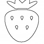 strawberry coloring page
