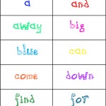 sightwords Pre-primer1