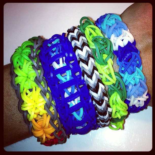 rainbow loom bracelets