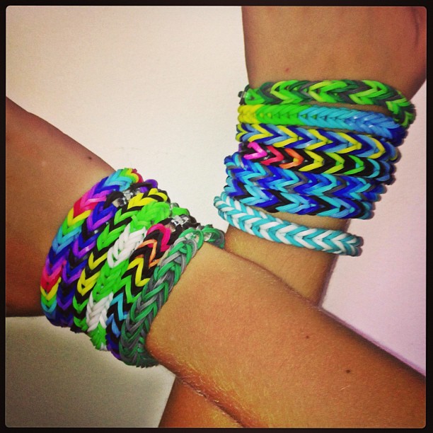 rainbow loom bracelets