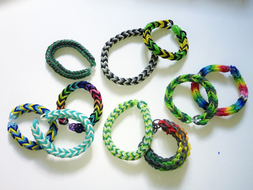 rainbow loom bracelets