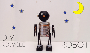 diy recycle robot