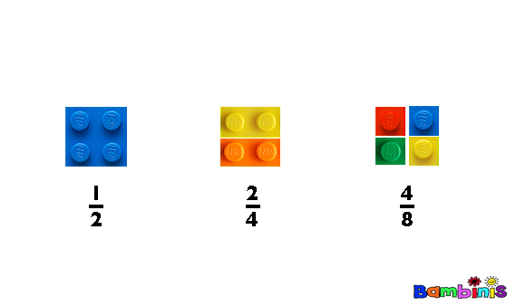 fractions with legos