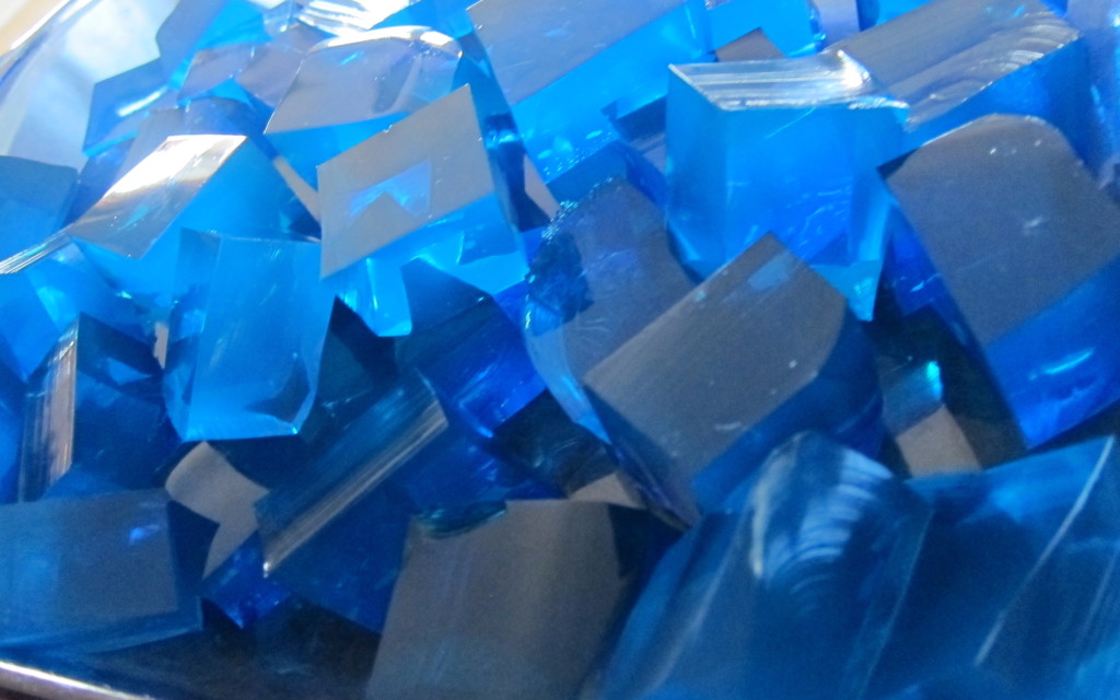 frozen blue jello